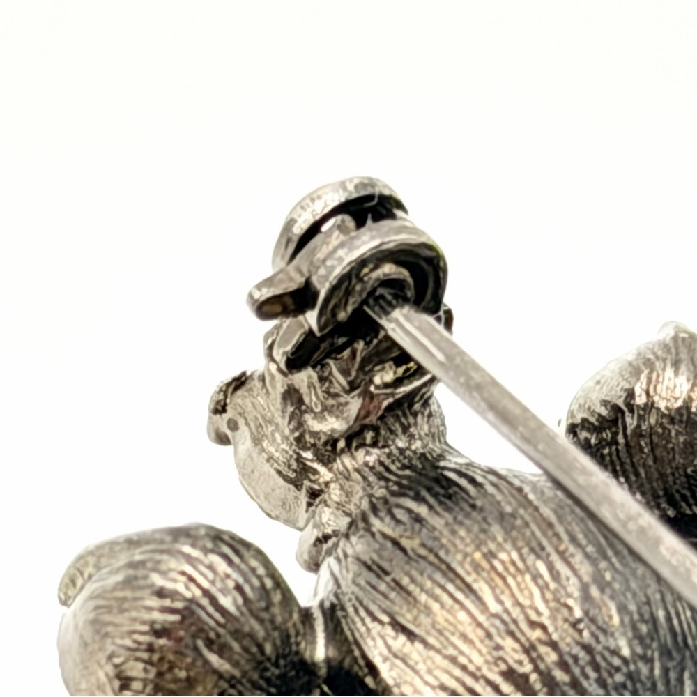 Rare Vintage Givenchy Pink Purple Crystal Luxury Brooch 1.75” Signed EUC - Picture 7 of 16